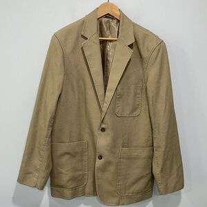 Duluth Trading canvas field utility blazer jacket men’s Size Large Tall